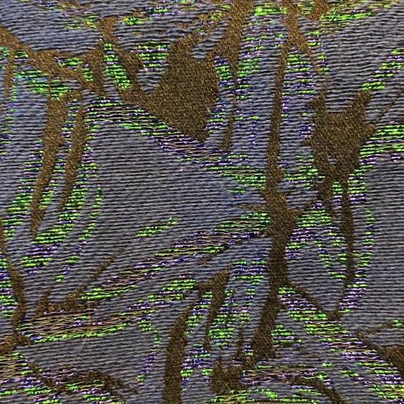 NWT J. Crew Women's‎ # 2 Pencil Skirt Jaquard Floral Size 2 Blue Sparkle C9156 - Picture 9 of 9